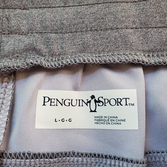 NWT PENGUIN SPORT SZ L Men's Gray Midweight Knit Jogger Pants - Picture 10 of 10